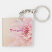 Porte-clés Psaume 91:1-2 personnalisée (Dos)