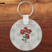 Porte-clés Psaume 92:1 ~ Remerciez le Seigneur (Recto)