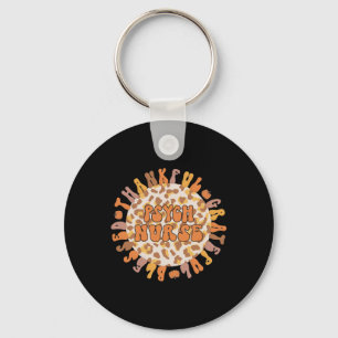 Porte-clés Psych Infirmière Thanksgiving Psychiatrique Infirm