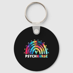 Porte-clés Psych Infirmière Tie Dye Infirmière Santé mentale 