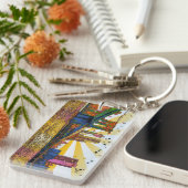 Porte-clés Psychedelic New York City : Brooklyn Bridge, WTC # (Devant droit)