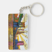 Porte-clés Psychedelic New York City : Brooklyn Bridge, WTC # (Dos)