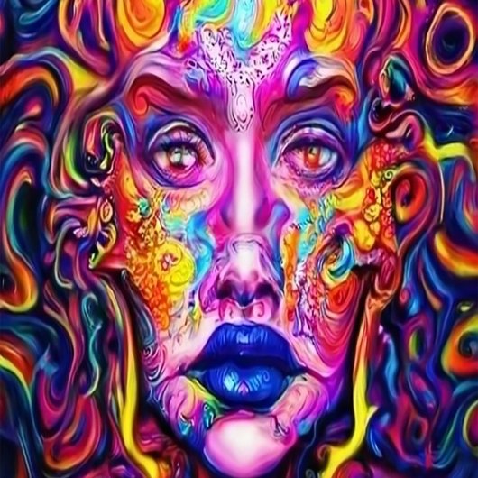 Porte-clés Psychédélique