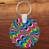 Porte-clés Psychédélique - Fractale (Recto)