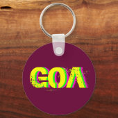 Porte-clés psychédélique goa (Recto)