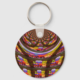 Porte-clés Psychédélique Pâques Kaleidoscope Art