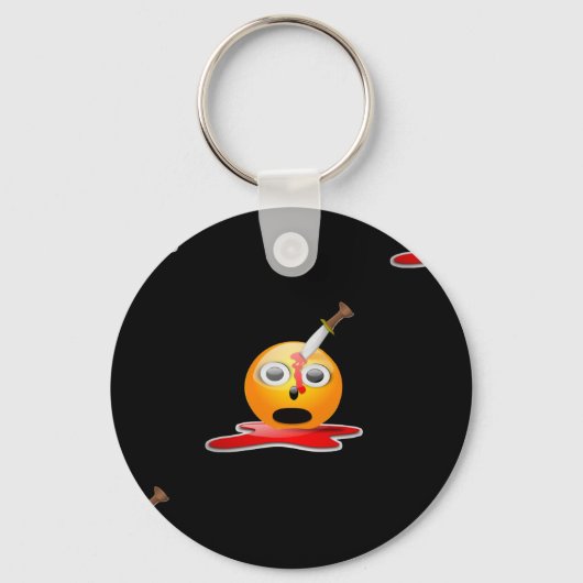 Porte-clés psycho-émoji (Recto)