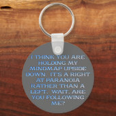 Porte-clés Psychologie : l'étude des personnes paranoïaques (Recto)