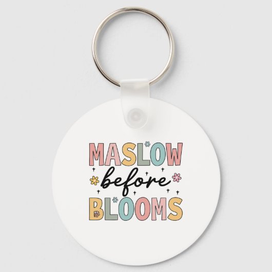 Porte-clés Psychologue Maslow Avant Bloom Spirate Clro Enseig (Recto)