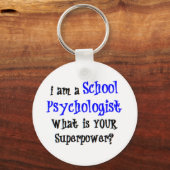 Porte-clés psychologue scolaire (Recto)