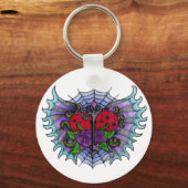 Porte-clés Psyko-Daizie Lock & Key Winged Heart (Verso)