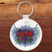 Porte-clés Psyko-Daizie Lock & Key Winged Heart (Recto)