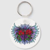 Porte-clés Psyko-Daizie Lock & Key Winged Heart (Verso)