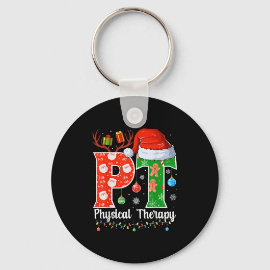 Porte-clés Pt Christmas Physical Therapy Christmas Pt Xmas  (Recto)