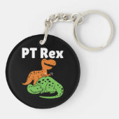 Porte-clés PT Rex Cute physiothérapeute (Dos)