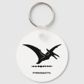 Porte-clés Pterodactyle Dinosaure Porte - clé de silhouette (Recto)