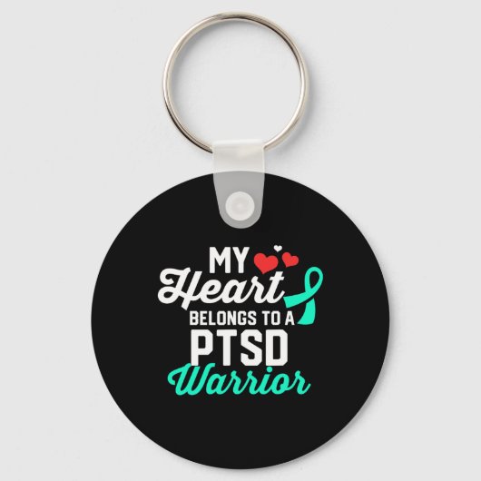 Porte-clés Ptsd Stress Guerrier Survivant Support Sensibilisa (Recto)