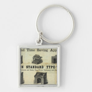 Porte-clés Publicité avec plan du guide