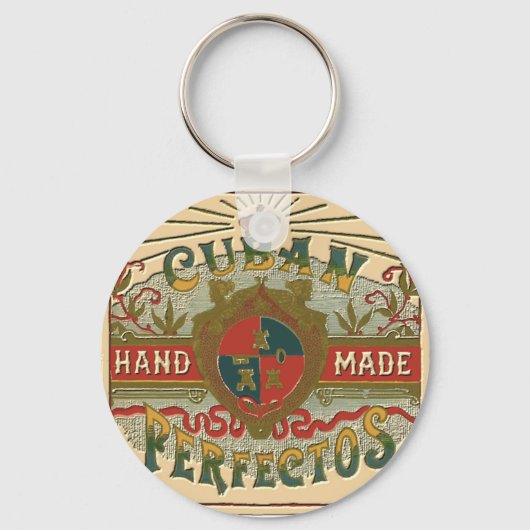 Porte-clés Publicité de cigares pour le Étiquette de tabac de (Recto)