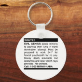 Porte-clés Publicité pour le génie du mal (Recto)