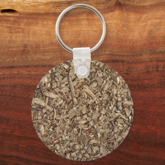 Porte-clés Puces en bois (Recto)