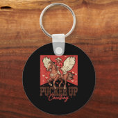 Porte-clés Pucker Up Cowboy Funny Western Valentines  (Recto)