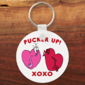 Porte-clés Pucker up Valentine Hearts Porte - clé (Recto)