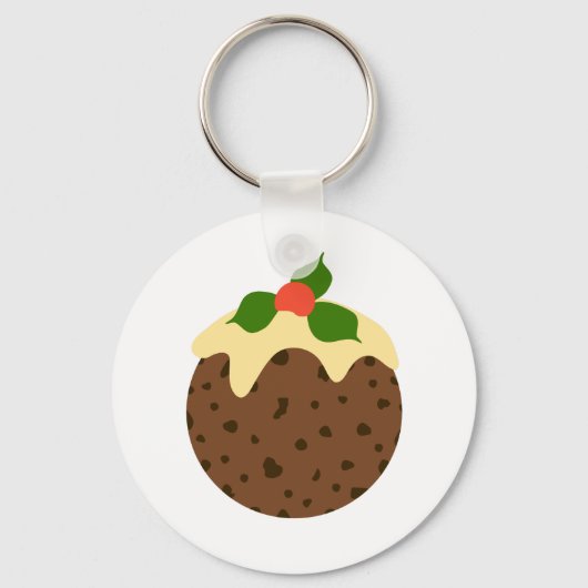 Porte-clés Pudding de Noël (Recto)