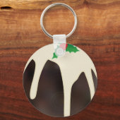 Porte-clés Pudding de Noël aux pelouses, (Recto)