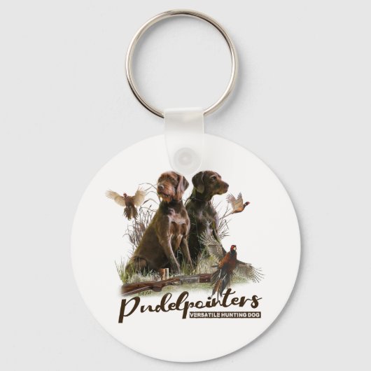 Porte-clés Pudelpointers, Chasse faisan (Recto)