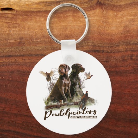 Porte-clés Pudelpointers, Chasse faisan (Recto)