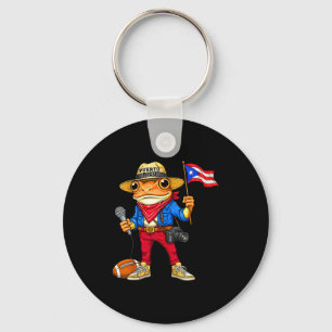 Porte-clés Puerto Rico Coqui Grenouille Musique de Rue Footba