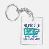 Porte-clés Puerto Rico Isla del Encanto (Devant gauche)