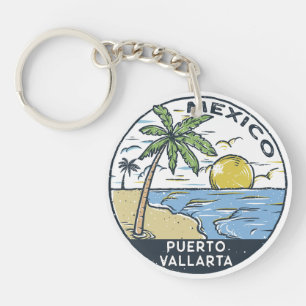 Porte-clés Puerto Vallarta Mexique Vintage