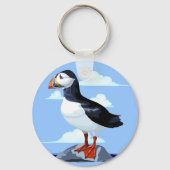 Porte-clés Puffin Cute Oiseau de mer Atlantique (Recto)
