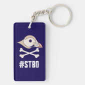 Porte-clés Puffins de Pittsburgh #STBD (Dos)