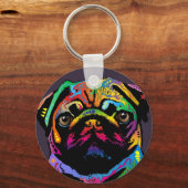 Porte-clés Pug Dog (Recto)