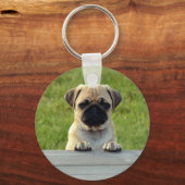 Porte-clés Pug Puppy (Recto)