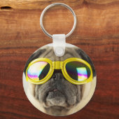 Porte-clés Pug with Goggles (Recto)