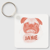 Porte-clés Puggy Gumpy Rose (Recto)