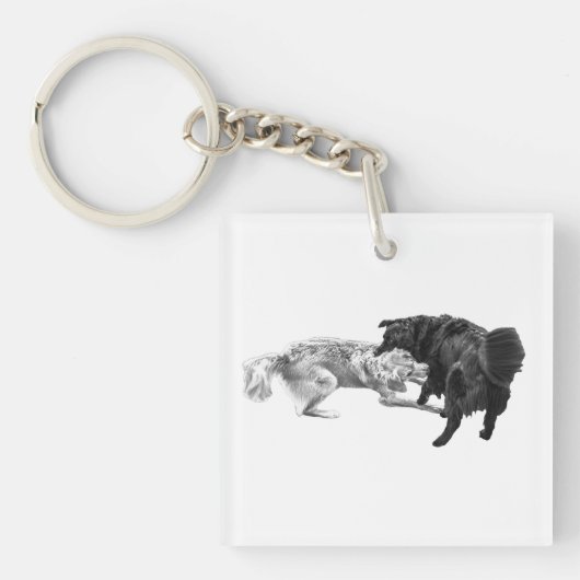 Porte-clés Pugs de poche, délice ombré (Devant)