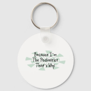 Porte-clés Puisque je suis le pédicure