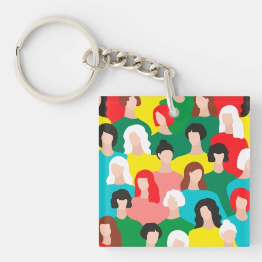 Porte-clés Puissance des filles (Devant)
