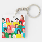 Porte-clés Puissance des filles (Dos)