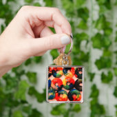 Porte-clés Puits arc-en-ciel (main)