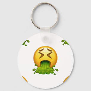 Porte-clés puking émoji