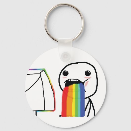 Porte-clés Puking Rainbows (Recto)