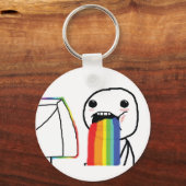 Porte-clés Puking Rainbows (Recto)
