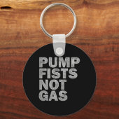 Porte-clés Pump Fists Not Gas Funny New Jersey Beach Souvenir (Recto)