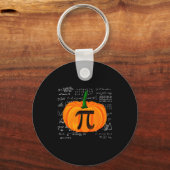 Porte-clés Pumpkin E Math Funny Halloween Thanksgiving Day (Recto)